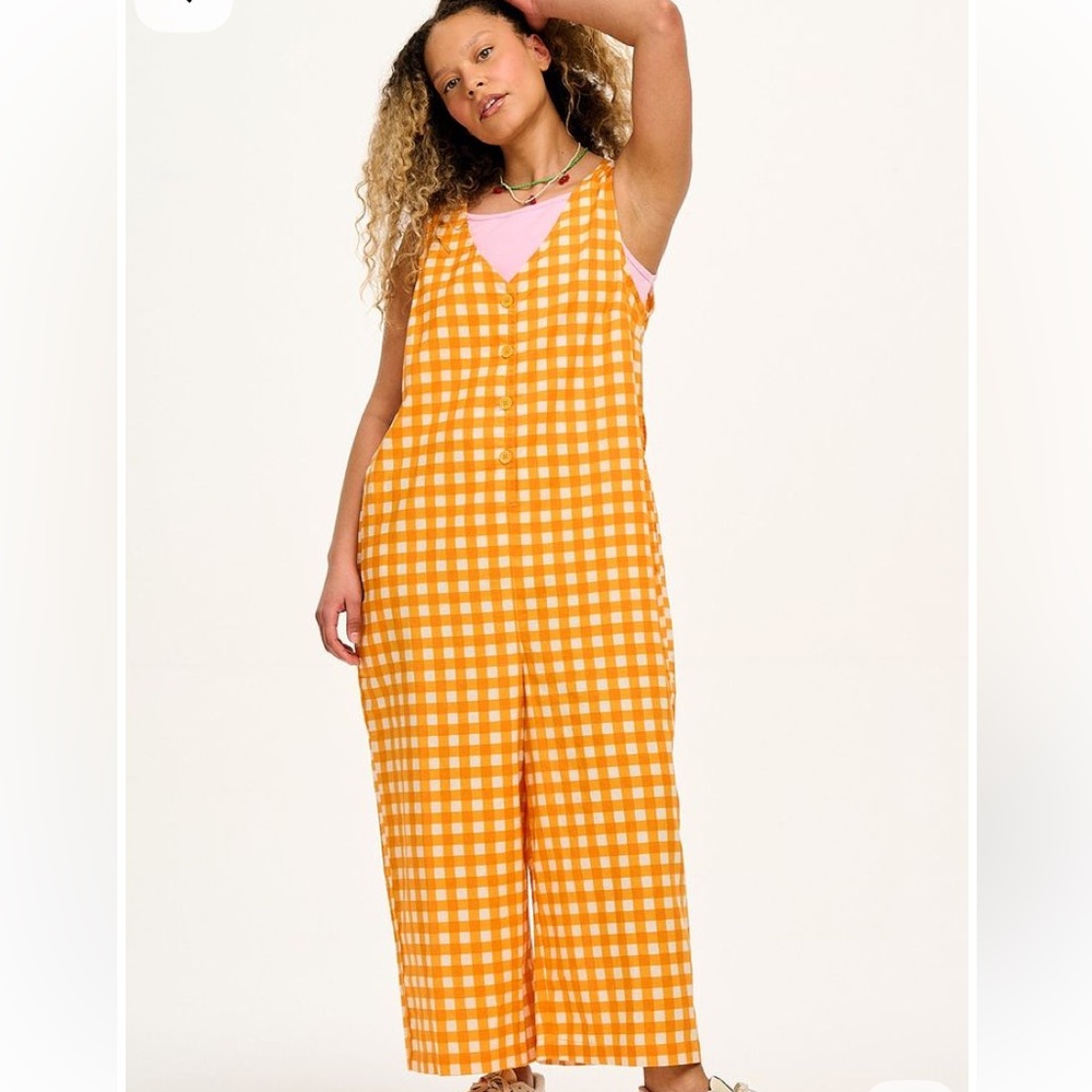Finn Jumpsuit in Sunset Gingham